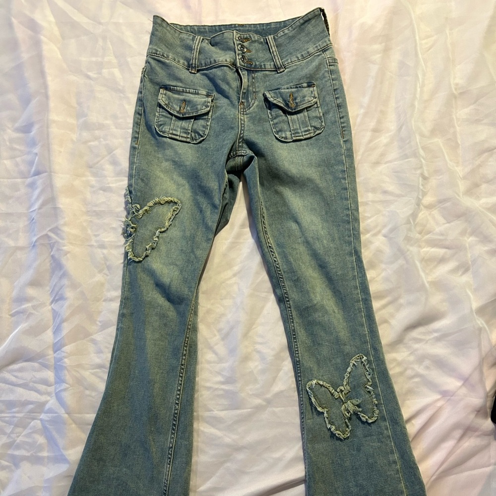 Flare Butterfly Jeans